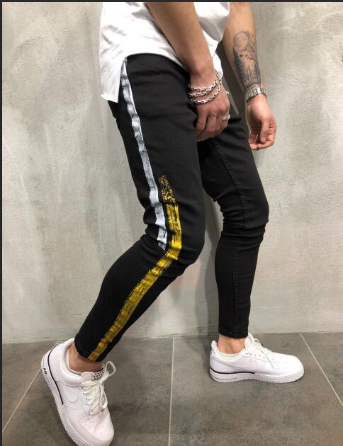 Ripped Biker Jeans Hi-Street Distressed