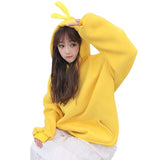 New Female Long-sleeved Pullover Hoodie Thick Coat