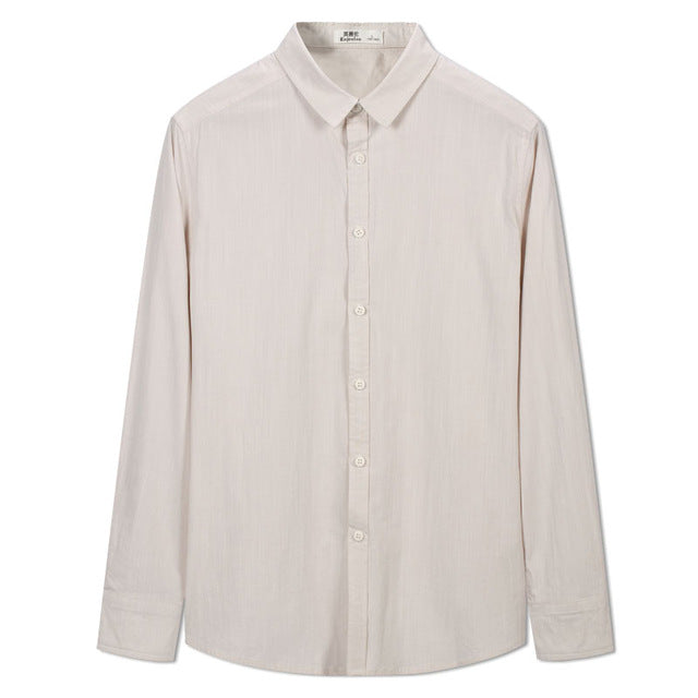 Enjeolon brand solid shirt Men